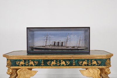 Lot 542 - A cased model of the SS 'City of Paris'