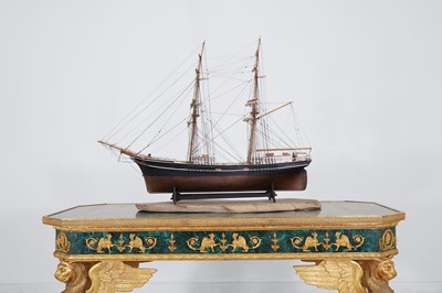 Lot 541 - A scratch-built model of ship