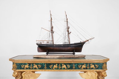 Lot 541 - A scratch-built model of ship