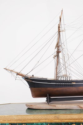 Lot 541 - A scratch-built model of ship