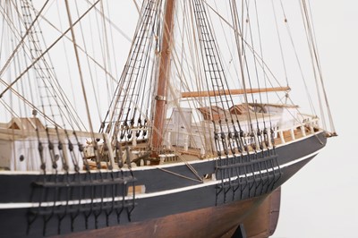 Lot 541 - A scratch-built model of ship