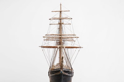 Lot 541 - A scratch-built model of ship