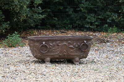 Lot 748 - A Tang-style cast iron trough