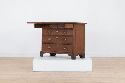 Lot 445 - A small George II oak bachelor's chest