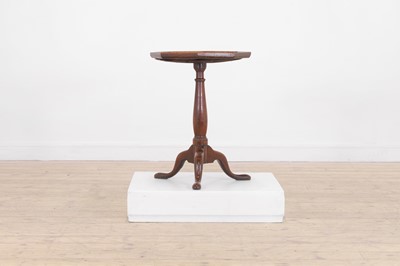 Lot 447 - A small George III fruitwood wine table