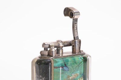 Lot 218 - A Dunhill 'Aquarium' lighter