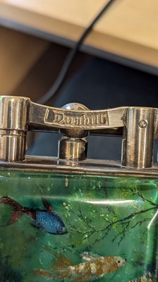 Lot 218 - A Dunhill 'Aquarium' lighter