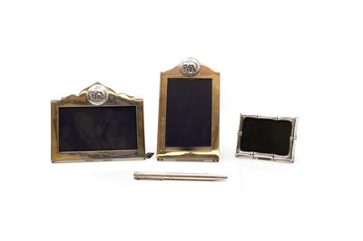 Lot 19 - A group of three silver photograph frames