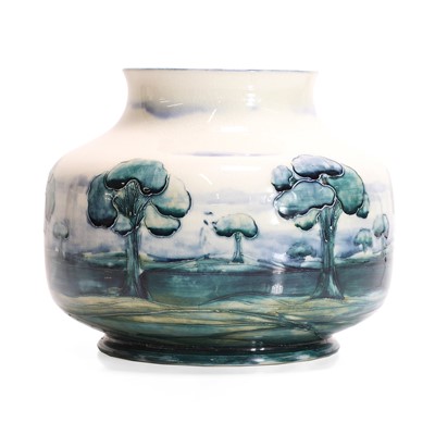 Lot 129 - A William Moorcroft 'Hazeldene' vase