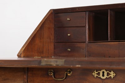 Lot 431 - A George III mahogany bureau