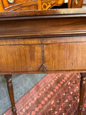 Lot 76 - A Victorian Aesthetic Period walnut occasional table