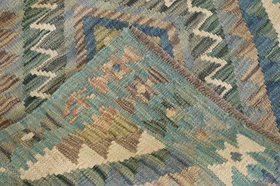 Lot 570 - A flat-weave wool kilim runner