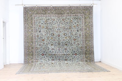 Lot 617 - A signed Central Persian Kashan carpet