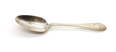 Lot 28 - A George III Irish Provincial silver Old English pattern tablespoon