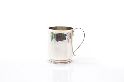 Lot 23 - A George III Scottish silver mug