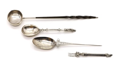 Lot 69 - A Dutch silver apostle spoon