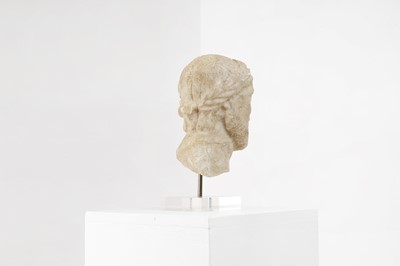 Lot 262 - A grand tour marble head of a bearded man