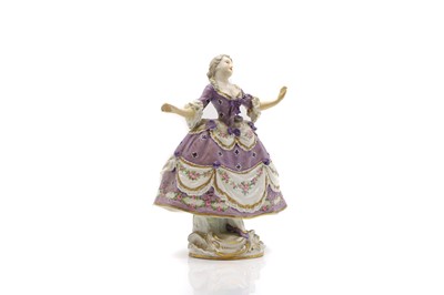 Lot 238 - A Sevres style porcelain figure