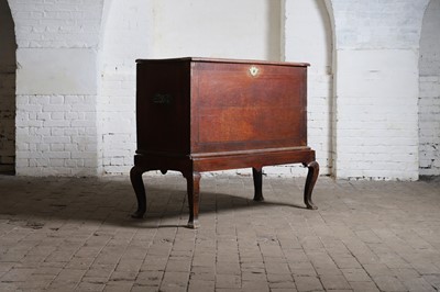 Lot 39 - A George I walnut chest on stand