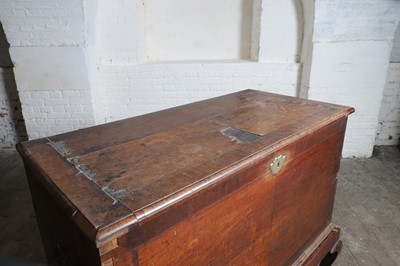 Lot 39 - A George I walnut chest on stand