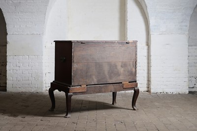 Lot 39 - A George I walnut chest on stand