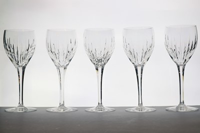 Lot 126 - A collection of Stuart Crystal glass 'Monaco' pattern wine glasses