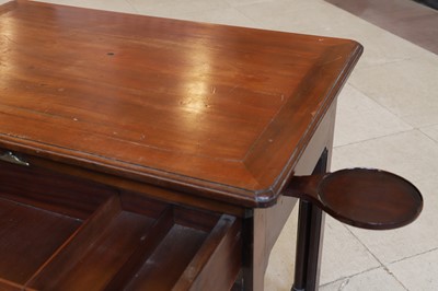 Lot 9 - A George II mahogany architect's table