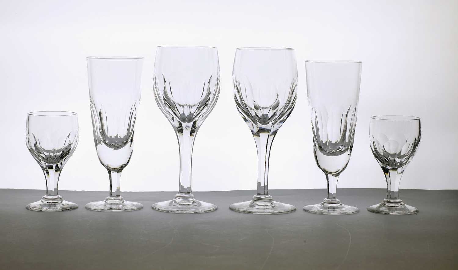 Lot 124 - A part suite of Thomas Webb 'Royal Yacht' pattern glasses