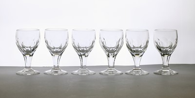 Lot 124 - A part suite of Thomas Webb 'Royal Yacht' pattern glasses