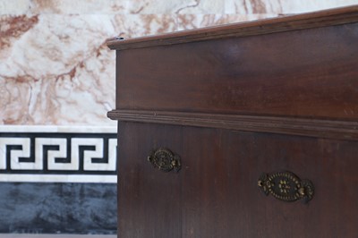 Lot 88 - A large George III mahogany library desk