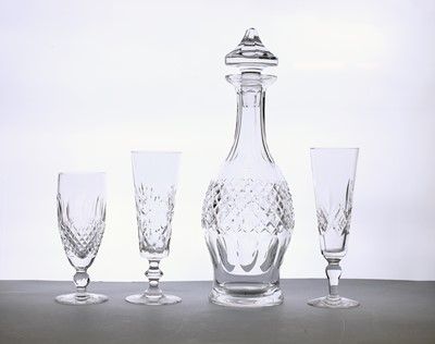 Lot 121 - A group of twelve Waterford Crystal 'Colleen' pattern wine glasses