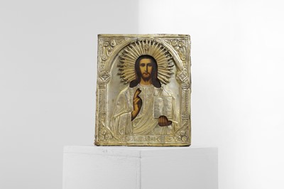 Lot 590 - An icon of Christ Pantocrator