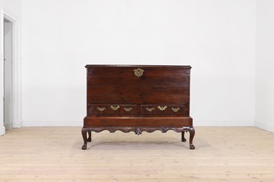 Lot 400 - A George II mahogany mule chest