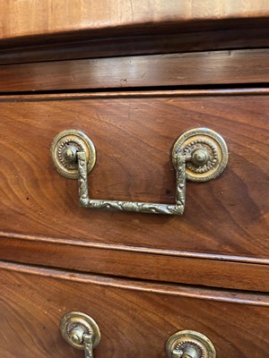 Lot 373 - A George III mahogany chest of drawers by Gillows of Lancaster