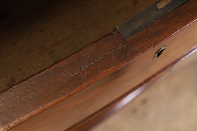 Lot 373 - A George III mahogany chest of drawers by Gillows of Lancaster