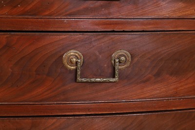 Lot 373 - A George III mahogany chest of drawers by Gillows of Lancaster