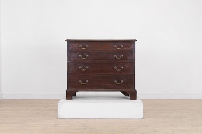 Lot 418 - A George III mahogany chest of drawers
