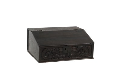 Lot 512 - An oak oak bible box