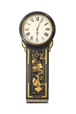 Lot 479 - A Chinoiserie wall clock