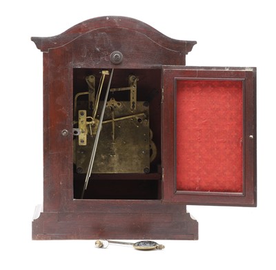 Lot 295 - An Edwardian musical bracket clock