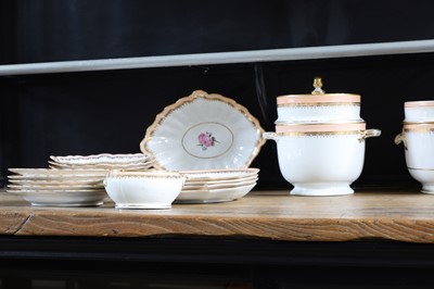 Lot 100 - A Derby composite dessert service