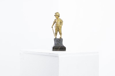 Lot 656 - An ormolu figure of a boy