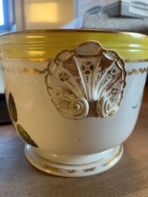 Lot 102 - A Derby porcelain botanical dessert service