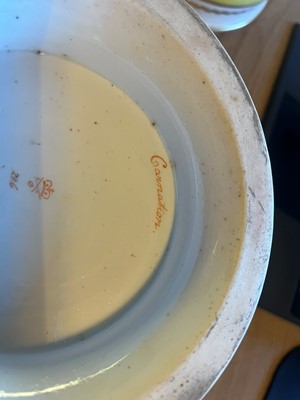 Lot 102 - A Derby porcelain botanical dessert service