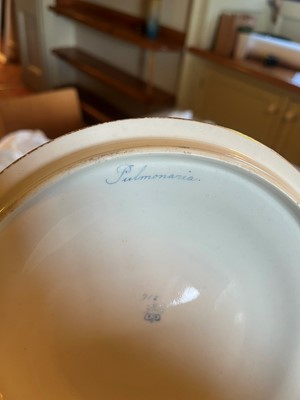 Lot 102 - A Derby porcelain botanical dessert service