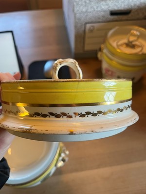 Lot 102 - A Derby porcelain botanical dessert service