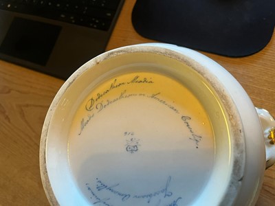 Lot 102 - A Derby porcelain botanical dessert service