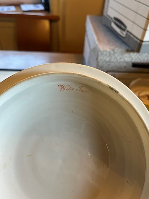 Lot 102 - A Derby porcelain botanical dessert service