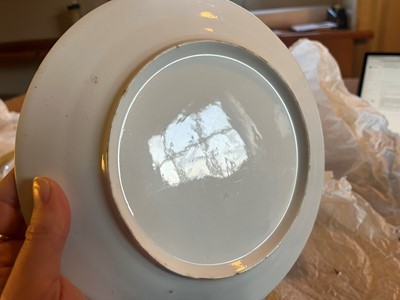Lot 102 - A Derby porcelain botanical dessert service