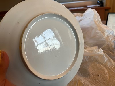 Lot 102 - A Derby porcelain botanical dessert service